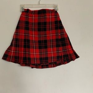 Urban Outfitter plaid pleated mini skirt
